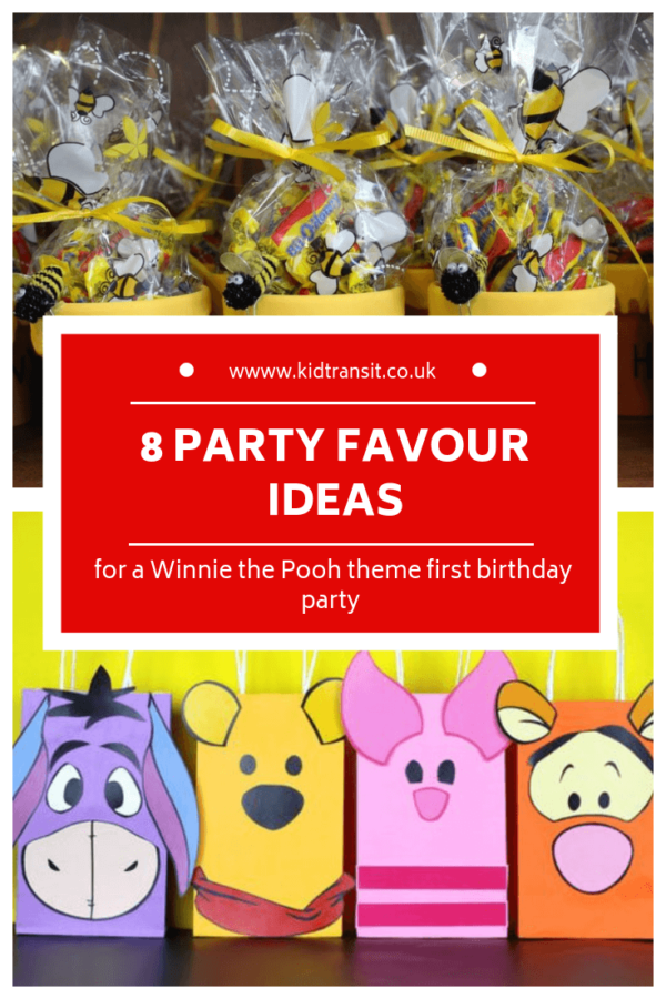 Winnie the Pooh First Birthday Party Favour Ideas - Kid Transit