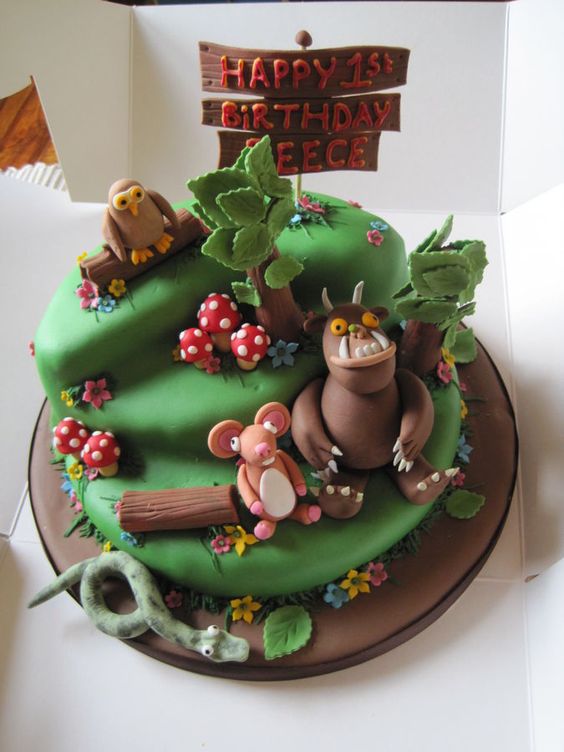 Gruffalo First Birthday Cake Ideas - Kid Transit