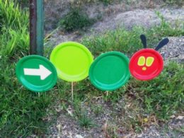 Very Hungry Caterpillar first birthday welcome sign decor